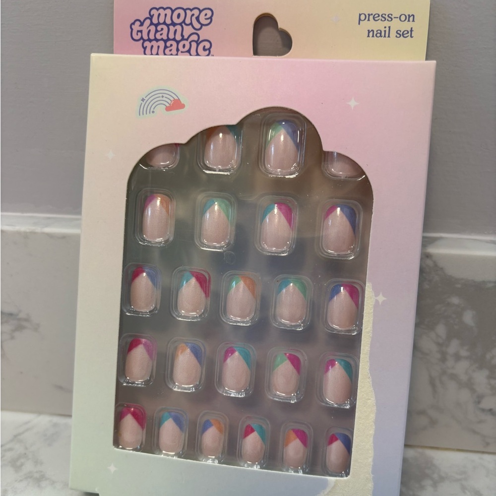 More Than Magic Colorful Press-On Nail Set